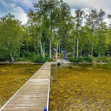 Vila Lucky Lakefront Log Cabin Kokadjo Exteriér fotografie